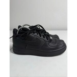Nike Air Force 1 Low Kids Shoes Size 6Y Sneakers Triple Black DH 2920-001* Notes